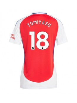 Arsenal Takehiro Tomiyasu #18 Zenski Domaci Dres 2024-25 Kratak Rukavima